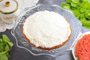 Торт "Красный бархат" с творожным кремом Торт "Красный бархат" с творожным кремом