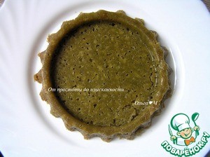 Цитрусовый тарт с чаем матча