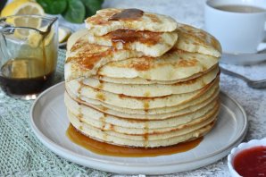 Пышные панкейки рецепт на кефире Пышные панкейки рецепт на кефире