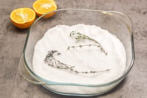 Курица, запечённая на соли в духовке Курица, запечённая на соли в духовке