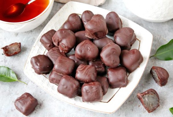 Желейные конфеты в шоколаде Желейные конфеты в шоколаде