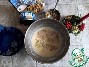 Блины с припёком из тунца Блины с припёком из тунца