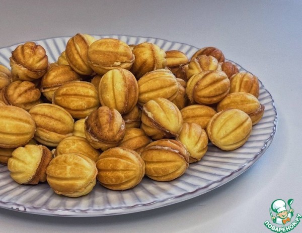 Орешки со сгущенкой из нашего детства