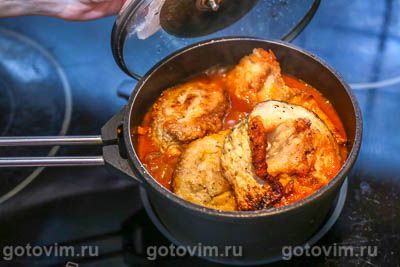 Жареная кефаль с овощным соусом Жареная кефаль с овощным соусом