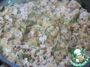 Пирог из белокочанной капусты