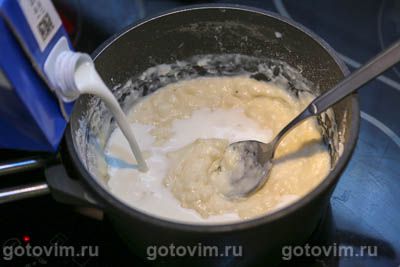 Запеканка блинная с фаршем и сырным соусом бешамель Запеканка блинная с фаршем и сырным соусом бешамель