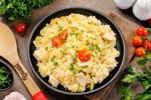 Ризотто с кабачками и курицей Ризотто с кабачками и курицей