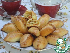 Быстрые пирожки с капустой Быстрые пирожки с капустой