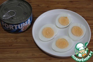 Итальянская закуска "Русский салат с тунцом" Итальянская закуска "Русский салат с тунцом"