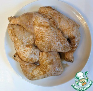 Куриные окорочка по-Гавайски