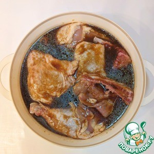 Куриные окорочка по-Гавайски