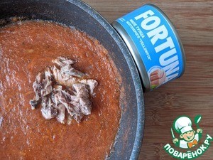 Ленивый томатный суп с тунцом Ленивый томатный суп с тунцом