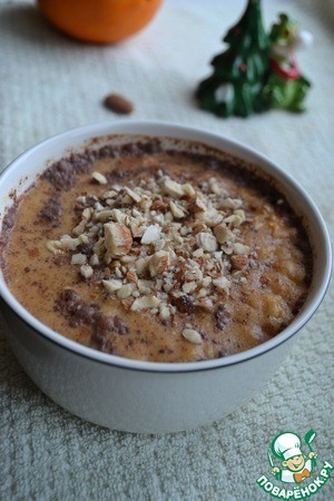 Ночная овсянка с тыквой