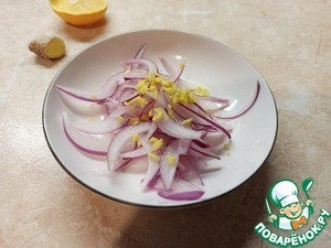 Овощной салат с тунцом и имбирём Овощной салат с тунцом и имбирём