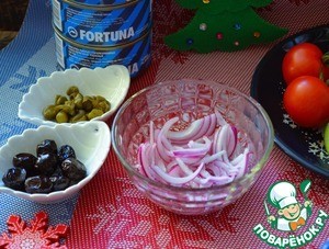 Панцанелла с тунцом и каперсами Панцанелла с тунцом и каперсами