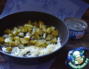 Рассольник с тунцом и булгуром Рассольник с тунцом и булгуром