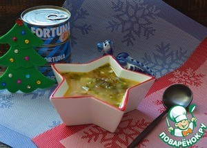 Рассольник с тунцом и булгуром Рассольник с тунцом и булгуром