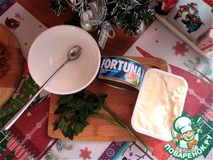 Рийет с тунцом к кукурузным вафлям