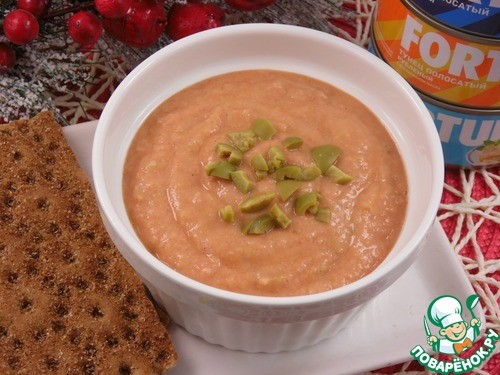 Рыбно-фасолевый паштет с оливками Рыбно-фасолевый паштет с оливками