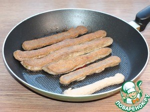 Рыбные полоски с лимонно-медовым соусом Рыбные полоски с лимонно-медовым соусом