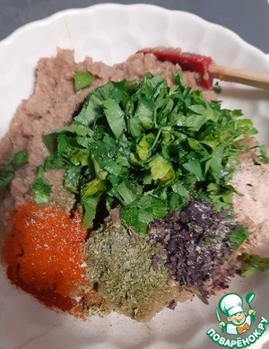 Салат "Баклажано-каштановый дракон"