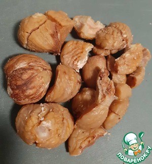 Салат "Баклажано-каштановый дракон"