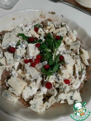 Салат "Баклажано-каштановый дракон"