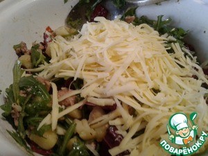 Салат "Гурман" из печени трески Салат "Гурман" из печени трески