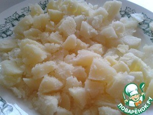 Салат "Гурман" из печени трески Салат "Гурман" из печени трески