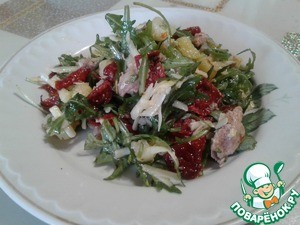 Салат "Гурман" из печени трески Салат "Гурман" из печени трески