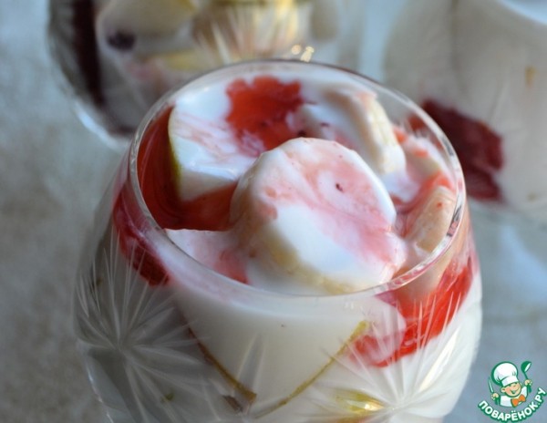 Салат-коктейль "Морозный рассвет" Салат-коктейль "Морозный рассвет"