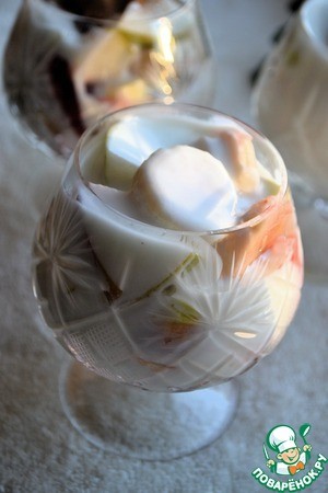 Салат-коктейль "Морозный рассвет" Салат-коктейль "Морозный рассвет"