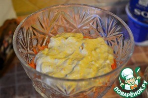 Салат "Лакомка" с йогуртовым кремом