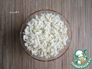 Салат "Первый снег" с тунцом