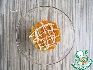 Салат "Первый снег" с тунцом