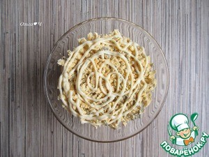 Салат "Первый снег" с тунцом