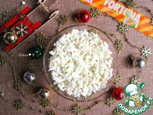 Салат "Первый снег" с тунцом