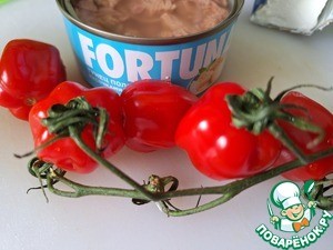 Салат с тунцом и чесноком Салат с тунцом и чесноком