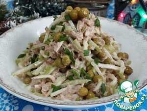 Салат с тунцом и маргеланской редькой Салат с тунцом и маргеланской редькой