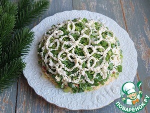 Салат с тунцом и маринованным имбирём Салат с тунцом и маринованным имбирём