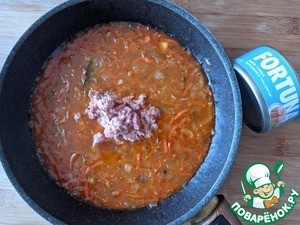 Селянка с тунцом по-домашнему Селянка с тунцом по-домашнему