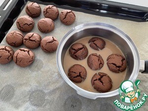 Шоколадно-кофейное печенье Шоколадно-кофейное печенье
