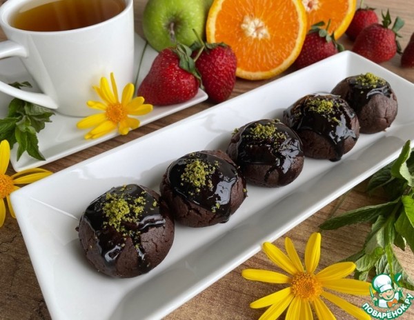 Шоколадно-кофейное печенье Шоколадно-кофейное печенье