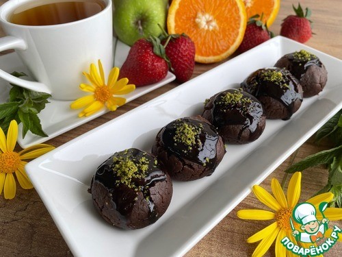 Шоколадно-кофейное печенье Шоколадно-кофейное печенье