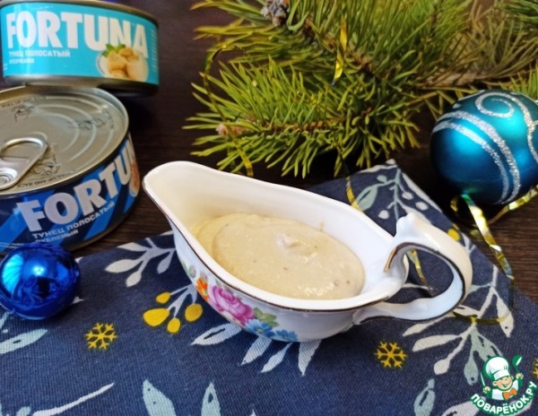 Соус Тоннато с варёным яйцом