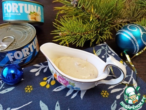 Соус Тоннато с варёным яйцом