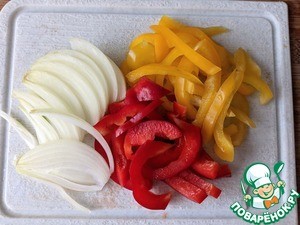 Тёплый салат из овощей и тунца Тёплый салат из овощей и тунца