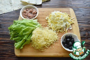 Тунец в лаваше Тунец в лаваше