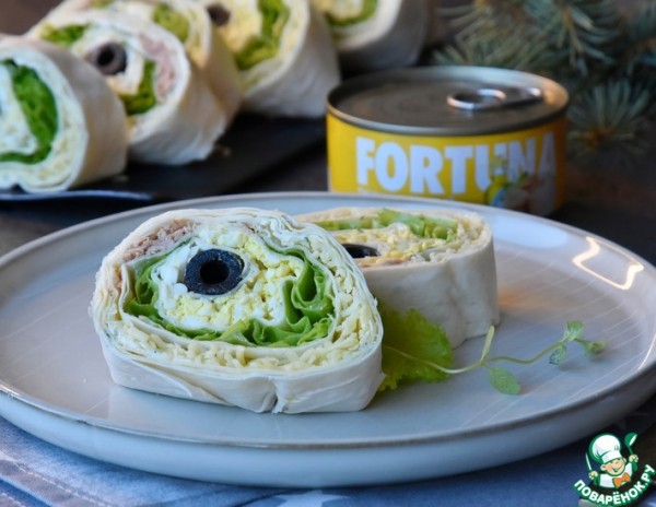 Тунец в лаваше Тунец в лаваше