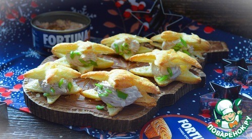 Закусочный паштет с копчёным тунцом